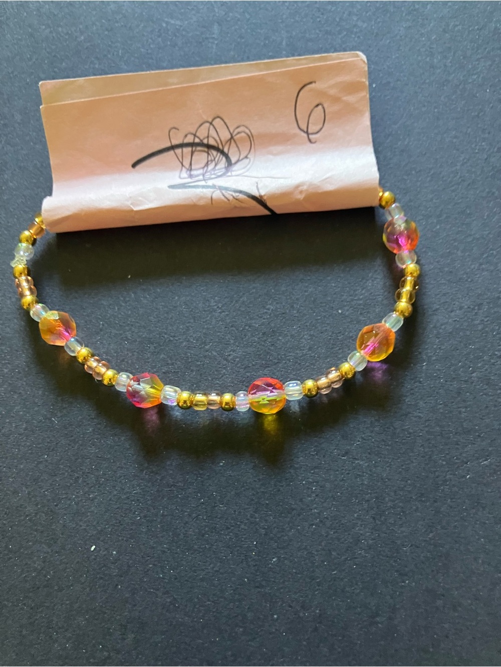 #6 handmade Swarovski bracelet